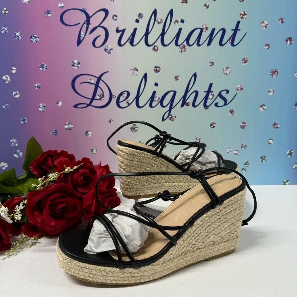 ☀️WRAP ESPADRILLE SANDALS